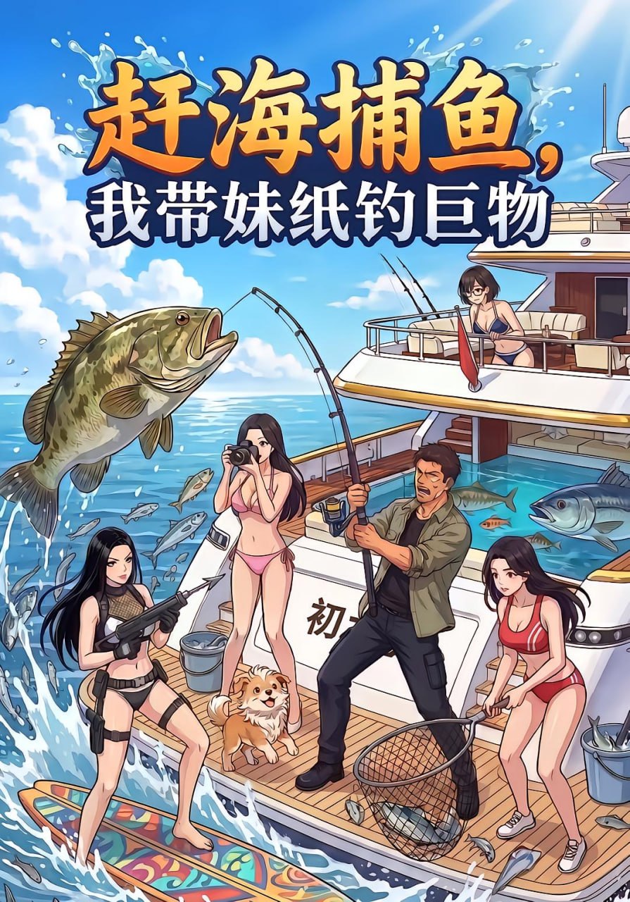 赶海捕鱼，我带妹纸钓巨物（68 集）