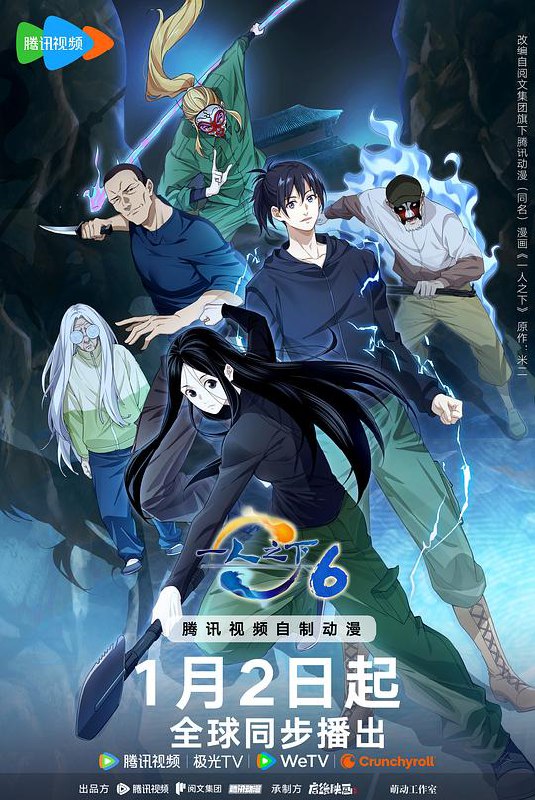 一人之下 第六季‎ (2026) 4K+1080P 臻彩 DDP2.0+AAC5.1+HIFI 中字【0.7GB/集】更14集,一人之下6