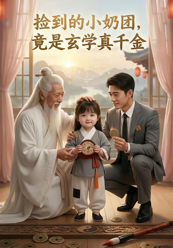 捡到的小奶团竟是玄学真千金 (78集) AI短剧 | 短剧
